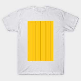 Liverpool Retro 1982 Yellow and Red Pinstripes T-Shirt